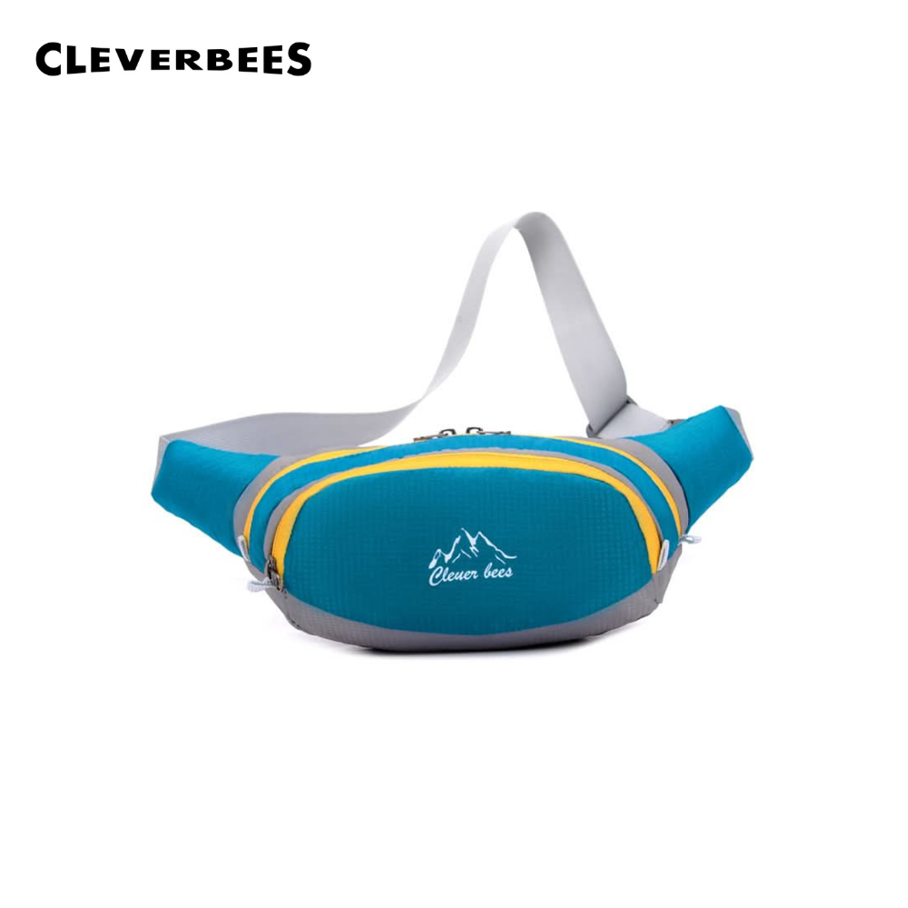 CLEVER BEES Waterproof Running Waist Bag – Large Capacity Sports Travel Bag, Portable & Durable