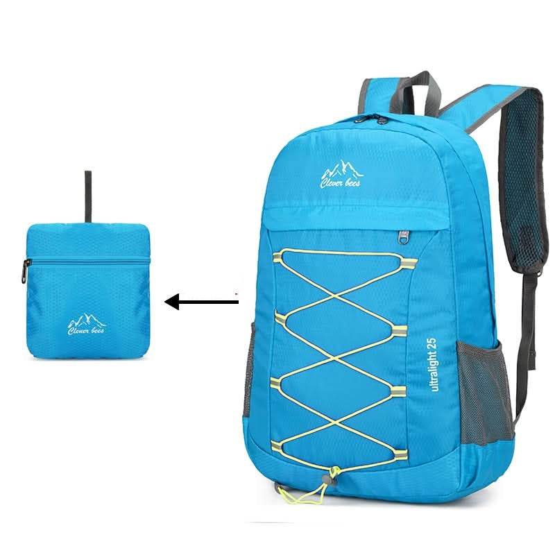 CLEVER BEES Ultralight Folding Travel Backpack – Waterproof Daypack for Hiking & Fitness