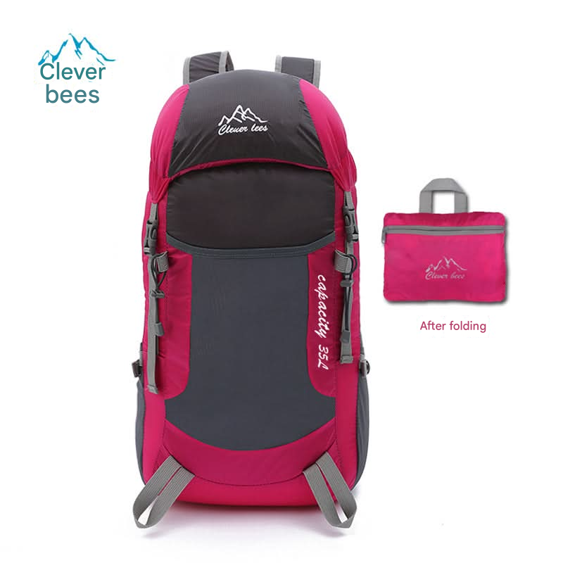 CLEVER BEES Waterproof, Compact Daypack for Hiking & Outdoor Adventure
