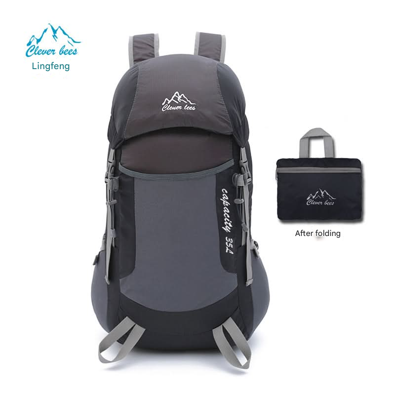 CLEVER BEES Waterproof, Compact Daypack for Hiking & Outdoor Adventure